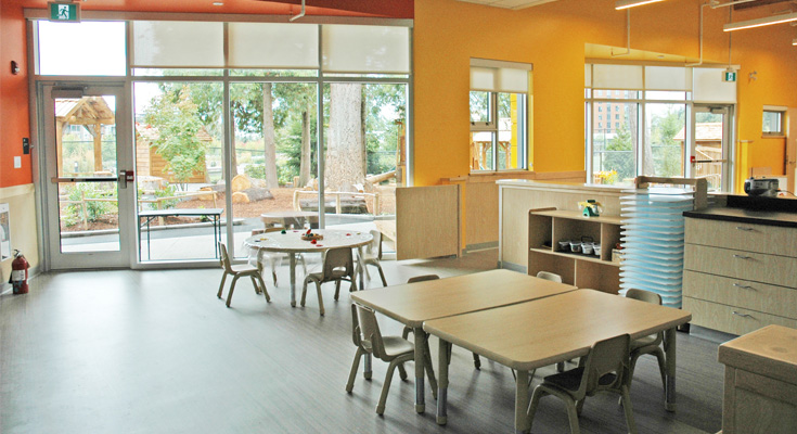 Inside of Wesbrook YMCA child care
