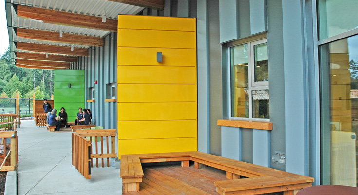 View of the playground area