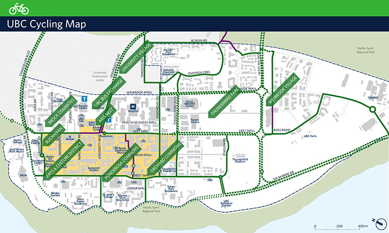 Cycling map printable