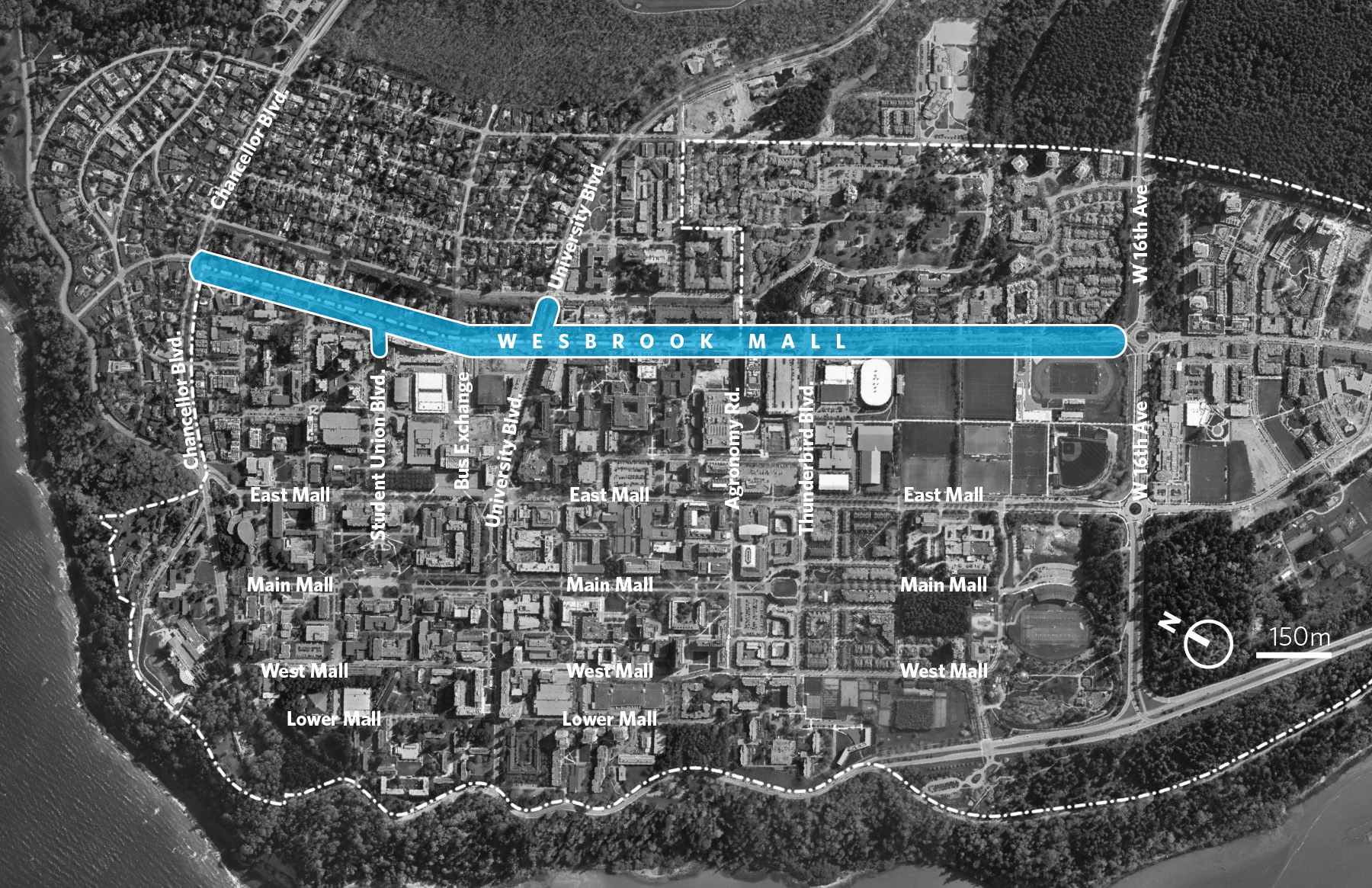 Wesbrook Mall Project area