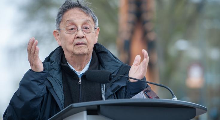 Elder Grant reconciliation pole