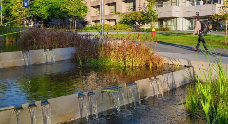 Water landing banner