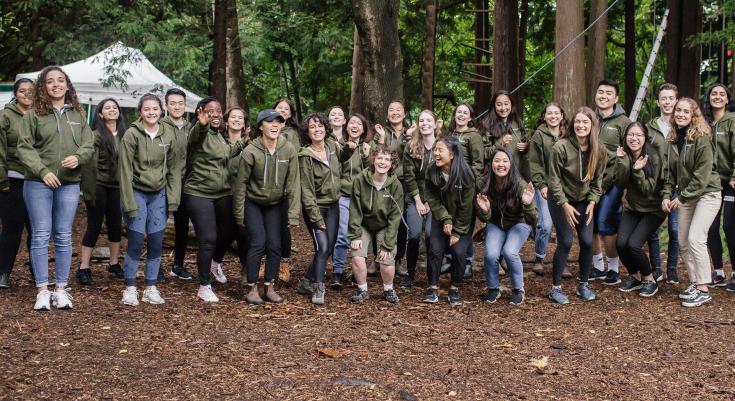 A group of Sustainability Ambassadors