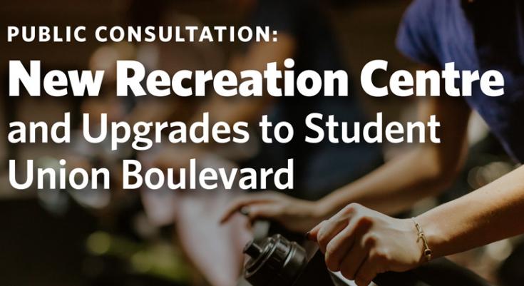 Ad for New Recreation Centre public consultation