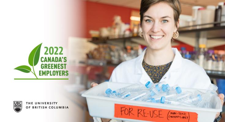 UBC greenest employer 2022