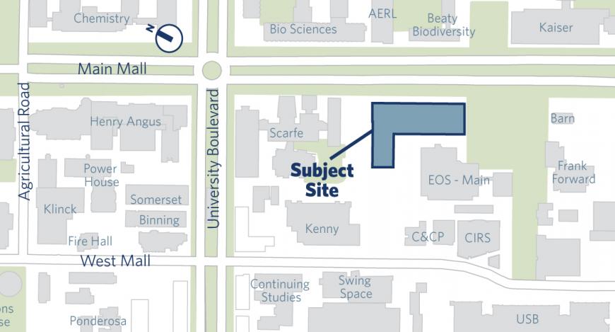 Map showing where the ESB will be placed