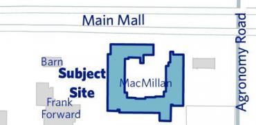 Map showing where the building is