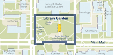 map showing where the dialogue centre is