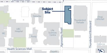 map showing where the building is